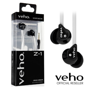  
VEHO Z1 STEREO IN-EAR NOISE ISOLATING HEADPHONES – WHITE – VEP-003-360Z1BW