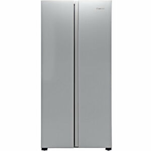  
Fridgemaster MS83430FFS 83cm Frost Free American Fridge Freezer Silver