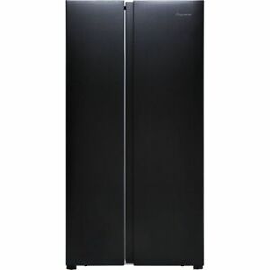  
Fridgemaster MS91518FBS 91cm Frost Free American Fridge Freezer Black /