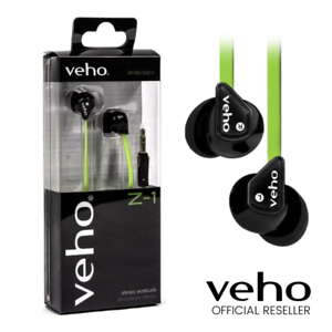  
VEHO Z1 STEREO IN-EAR NOISE ISOLATING HEADPHONES – GREEN – VEP-003-360Z1-L