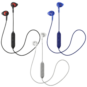  
JVC HAEN10BT GUMY SPORTS WIRELESS BLUETOOTH IN-EAR HEADPHONES – BLACK BLUE WHITE