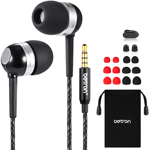  
Betron Earphones RK300 In-Ear Sport, Deep Bass and High Sensitivity Earbuds