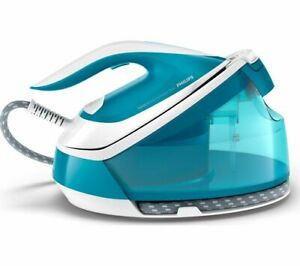  
PHILIPS PerfectCare Compact Plus GC7920/26 Steam Generator Iron – Blue – Currys