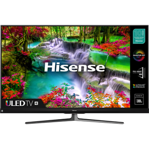  
Hisense 55U8QFTUK 55 Inch TV Smart 4K Ultra HD QLED Freeview HD 4 HDMI Dolby