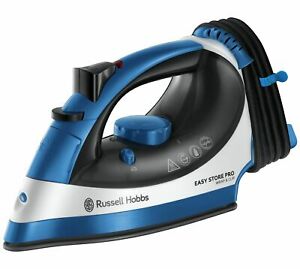  
Russell Hobbs 23770 Corded Wrap & Clip Easy Store Steam Iron 2400W – Blue
