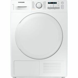  
Samsung DV80TA020DW DV5000T A++ Heat Pump Tumble Dryer Heat Pump 8 Kg White