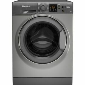  
Hotpoint NSWM943CGGUKN A+++ Rated D Rated 9Kg 1400 RPM Washing Machine Graphite