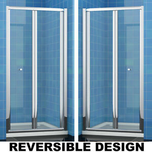  
Bi fold Shower Door Enclosure And Tray Glass Screen 700/760/800/860/900/1000mm