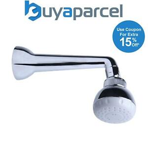  
Chrome Commercial Anti Vandal Fixed Shower Head Rub Clean with Wall Arm Outlet