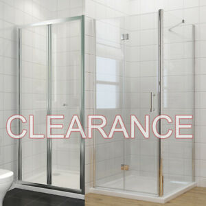  
700/760/800/860/900/1000 Frameless Framed Bifold Shower Door Enclosure with Tray