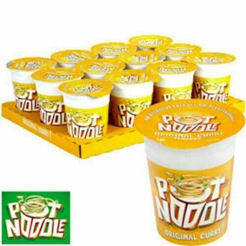 12 X Pot Noodles Original Curry Flavor 90g
