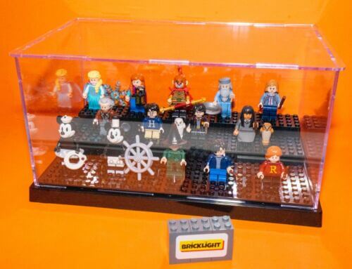 BRICKLIGHT acrylic model display case box for LEGO Mini figures minifigures