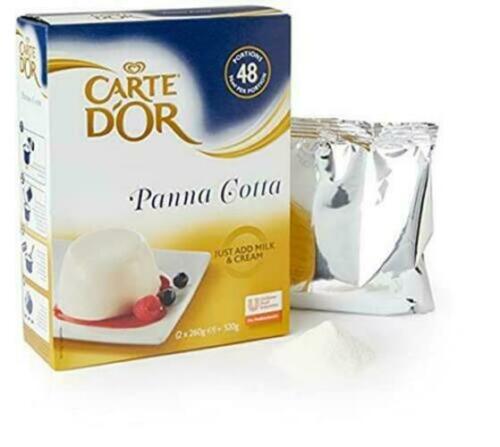 Carte D’Or Panna Cotta Dessert Powder Mix, 520g Makes 4.5L