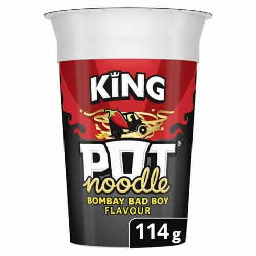 King Pot Noodles Bombay Bad Boy-114g | Instant Noodles|