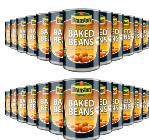Branston Baked Beans In Tomato Sauce Original Tin Can 24 Packs of x 410g