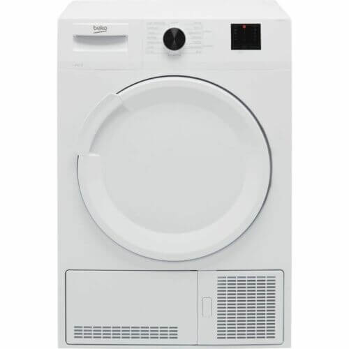 Beko DTLCE80021W B Rated 8Kg Condenser Tumble Dryer White