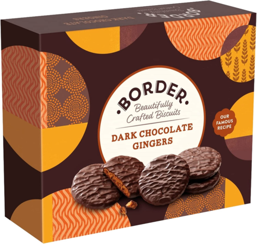 Border Biscuits – Dark Chocolate Gingers – Luxury Made Excellent