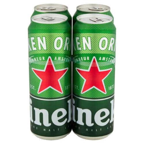 Heineken Premium Lager Beer Pint Cans 24 x 568ml