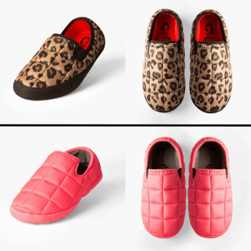 Womens Coma Toes Fresnoes Full Slippers Leopard or Pink (CTF2) RRP £44.99
