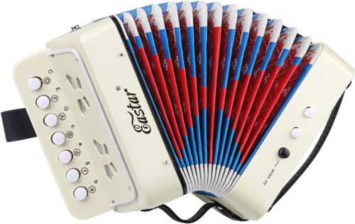 💥💥ACCORDION 10 Keys Button Adults/Kids Eastar Educational Musical Instrument💥