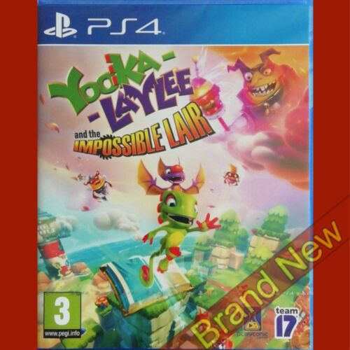 YOOKA-LAYLEE AND THE IMPOSSIBLE LAIR – PlayStation 4 PS4 ~ Brand New & Sealed