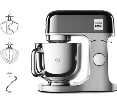 Kenwood KMX760ABC NEW kMix Stand Mixer Kitchen Machine 1000w 5L Black & Silver
