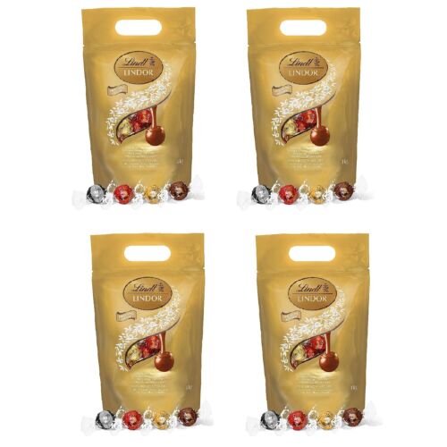 Lindt Lindor Assorted Chocolate Truffles 1kg Approx 80 Balls 1-4 Bags BBE 09/22
