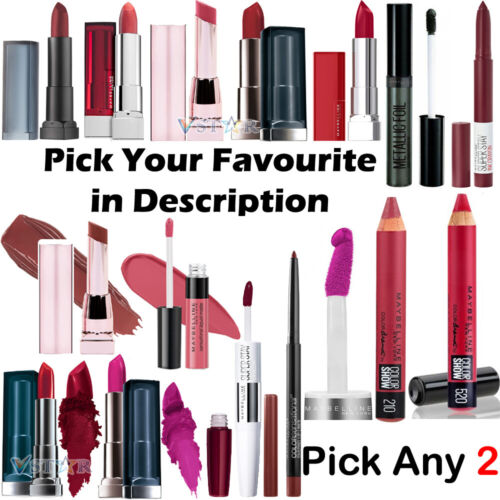 Lip Makeup – Lipstick, Lip Gloss Lip Liner & Balm Pick Any 2 Lip From 100+ Items
