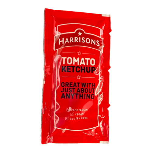 Harrisons Tomato Ketchup Sauce Individual 11g Sachets – GLUTEN FREE