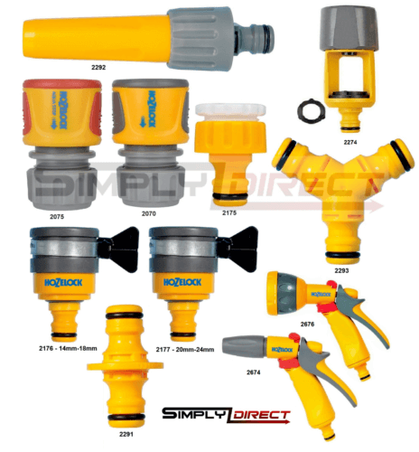 HOZELOCK QUICK CONNECT EASY TO USE OUTDOOR HOSE CONNECTOR VARIOUS TYPES & SIZES