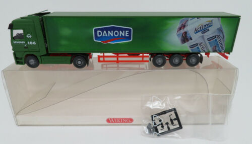 WIKING HO 1/87 CAMION MB MERCEDES ACTROS SEMI REMORQUE DANONE ACTIMEL #5280343