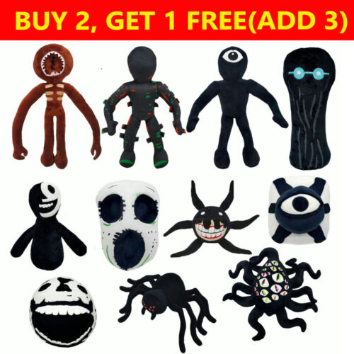 Roblox Game Doors Stuffed Figure Screech Glitch Monster Doll Kids Toy Plush Doll