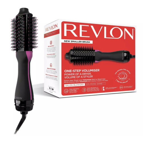Revlon Hair Dryer Volumiser Styler One Step Ionic Frizz Reduce Mid to Short Hair