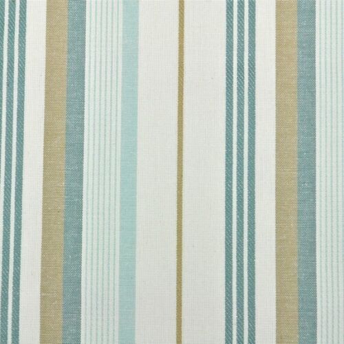 *75% OFF! * Fryetts Fabric End of Roll St Michael Stripe Blue 100% Cotton