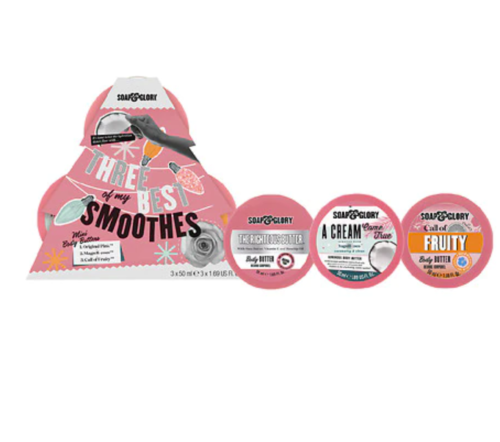 Soap & Glory Three of My Best Smoothes Body Butter Trio Gift Set
