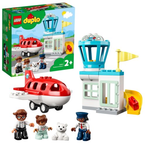 LEGO DUPLO Town Aeroplane & Airport Early Learning Toy for Toddlers 10961