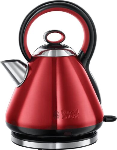 Russell Hobbs 21885 Legacy 1.7L 3Kw Quiet Boil Stainless Steel Kettle in Red