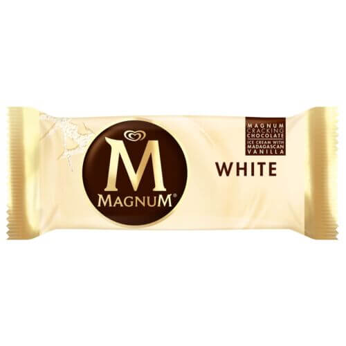 Wall’s Magnum White Ice Cream Sticks – 20x110ml