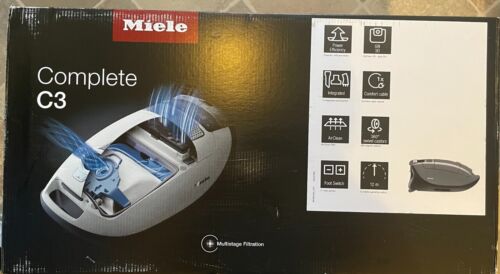 Miele Complete C3 Comfort Bagged Cylinder Power Efficiency Graphite Grey New !!