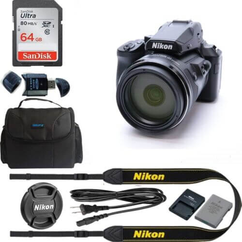 Nikon COOLPIX P950 Compact Digital Camera 83x Optical Zoom – Deal Expo Basic Kit