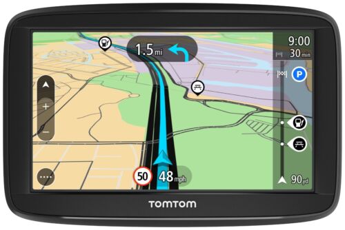 Tomtom Start 52 5″ Sat Nav Lifetime Maps UK, ROI & Full Europe – 1 Year Warranty