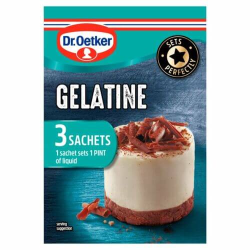 Dr Oetker Gelatine Powder Sachets 3 x 12g Pack