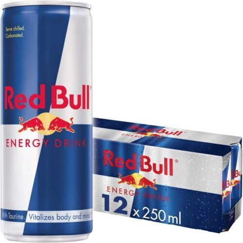 RED BULL ENERGY DRINK 250ml CLASSIC 12 x 250ml RED BULL Fast Delivery