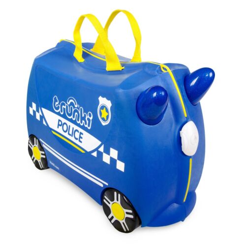 Trunki Original Ride-On Kids Suitcase – Hand Luggage Approved – Percy Police Car