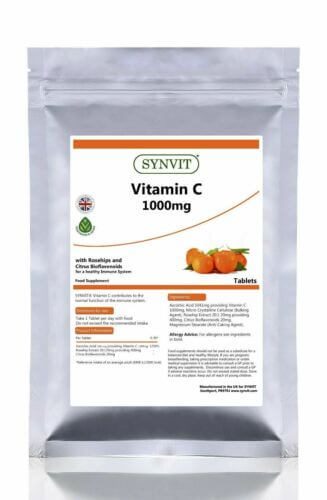 SYNVIT® Vitamin C 1000mg 120 tablets Immune Health Support Cold and Flu Immunity