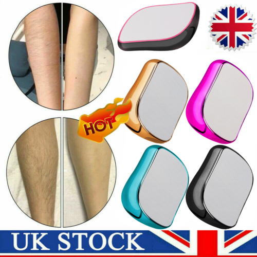 UK Painless Physical Hair Removal Epilators Remover Crystal Body Arm Legs Eraser