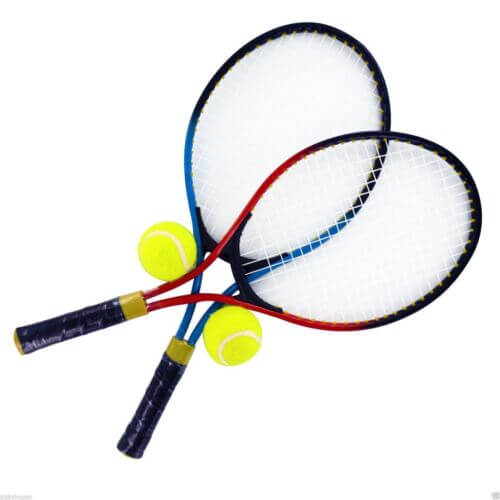 Pro Baseline 2 Player Tennis Set 2 pluminium Rackets And 1 Tennis Balls
