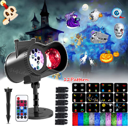 Halloween Projector Light Christmas Outdoor LED Laser Light Festival Party Decor