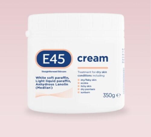E45 Dermatological Itch Relief Cream Available Size | 125g & 350g