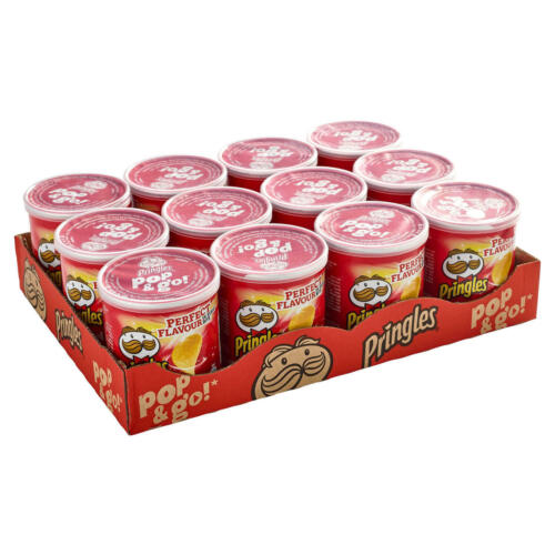 Pringles Pop & Go Travel Box 12 x 40g Original Flavour